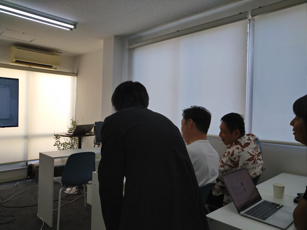 アドバイス中